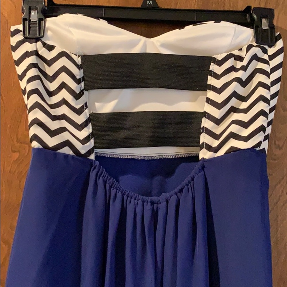 Strapless High-Low Dress - Picture 4 of 4